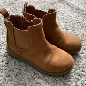Brown/camel ankle bootie size 10